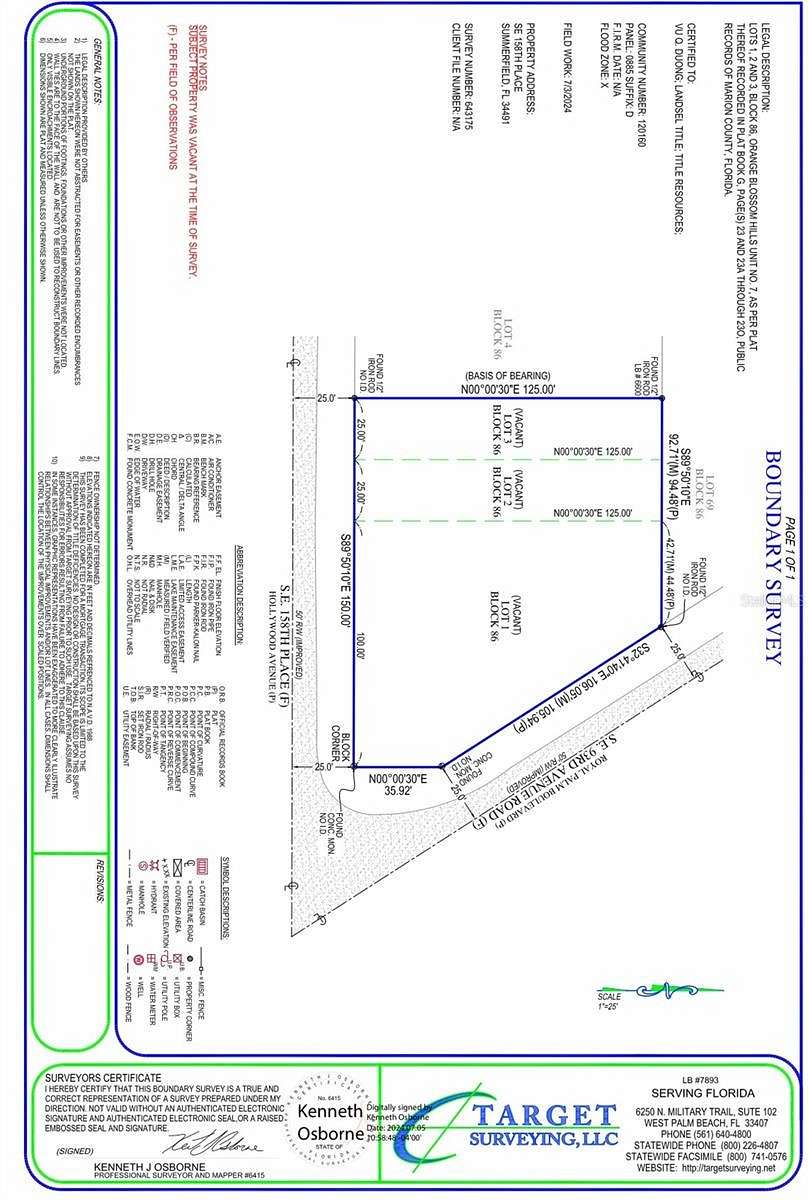 0.31 Acres of Residential Land for Sale in Summerfield, Florida