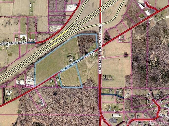 34 Acres of Commercial Land for Sale in Corydon, Indiana