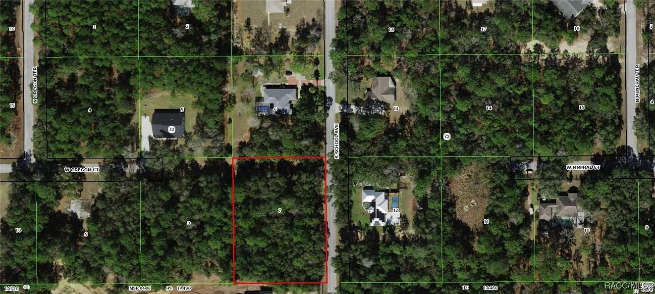 1.28 Acres of Residential Land for Sale in Lecanto, Florida