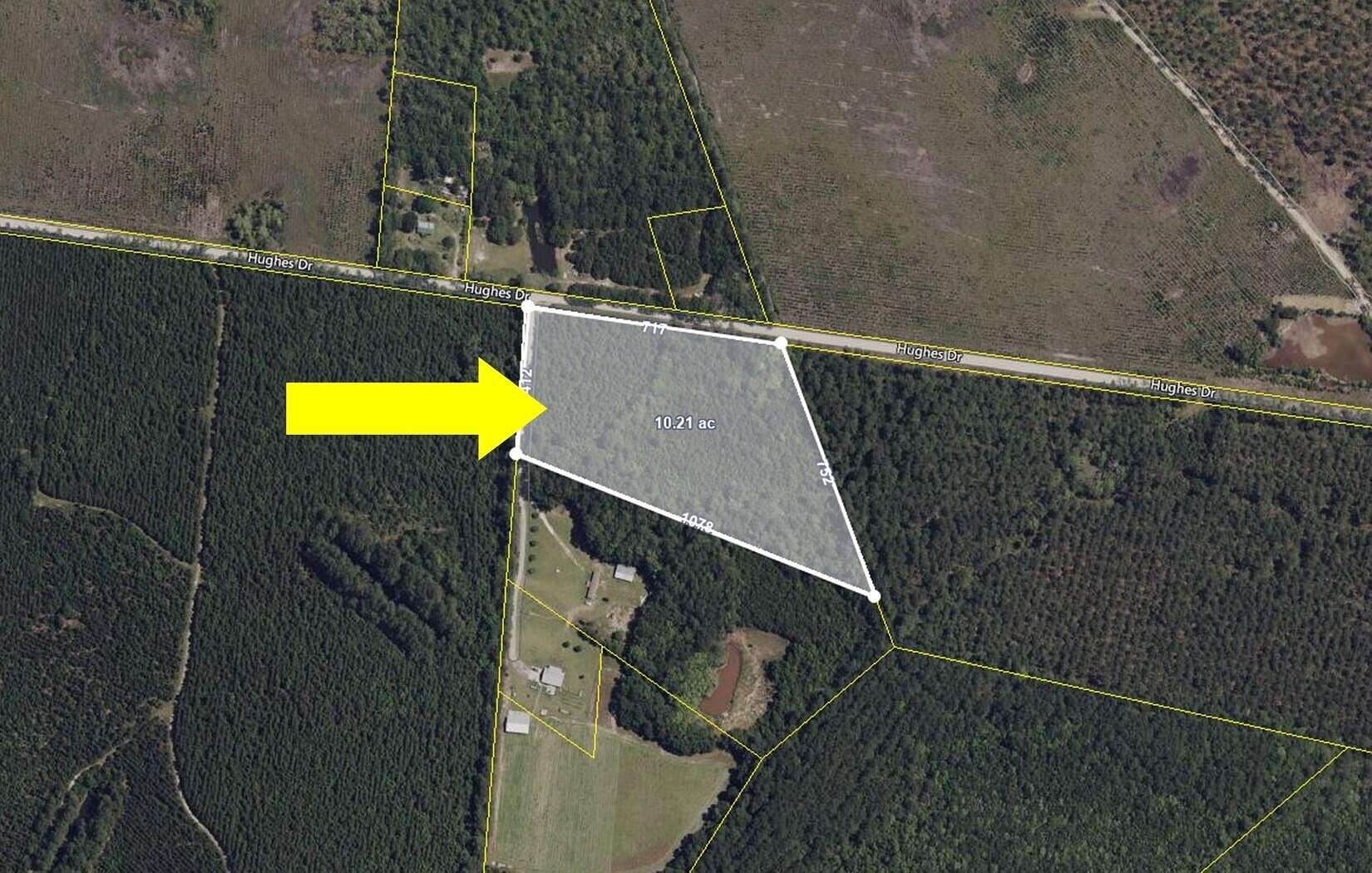 10 Acres of Recreational Land & Farm for Sale in Cottageville, South Carolina