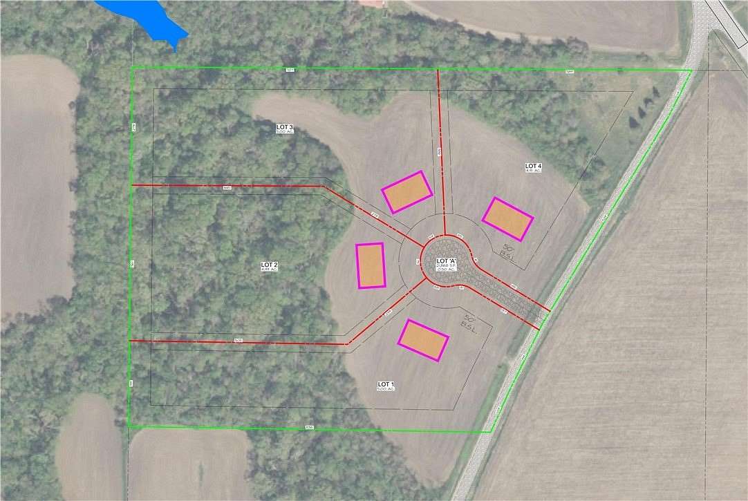 4.91 Acres of Land for Sale in Woodward, Iowa