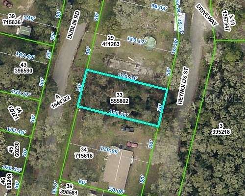 0.13 Acres of Residential Land for Sale in Dade City, Florida