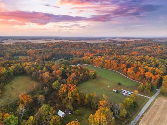 71 Acres of Recreational Land with Home for Sale in Bloomingdale, Indiana