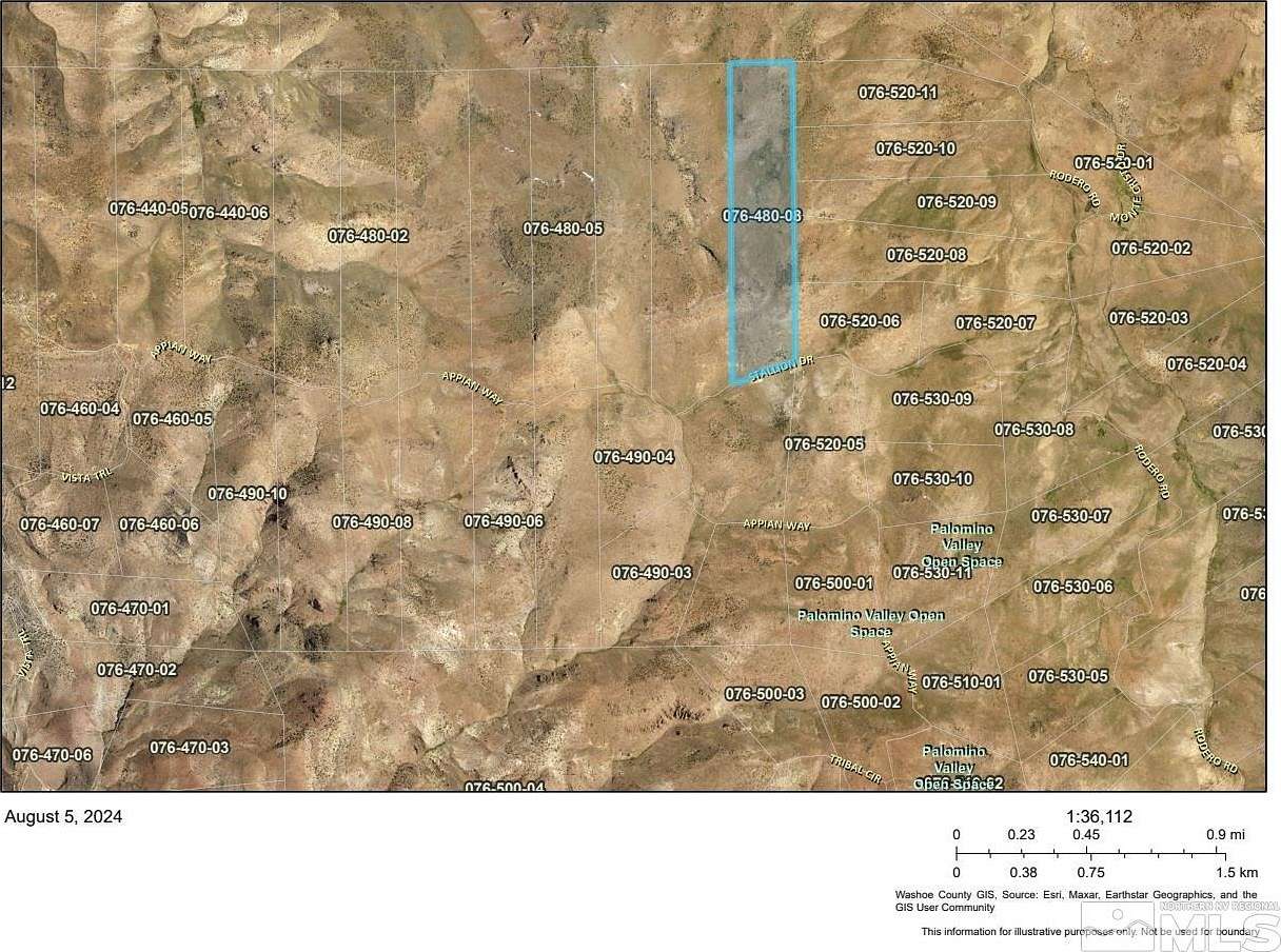 213.94 Acres of Land for Sale in Reno, Nevada