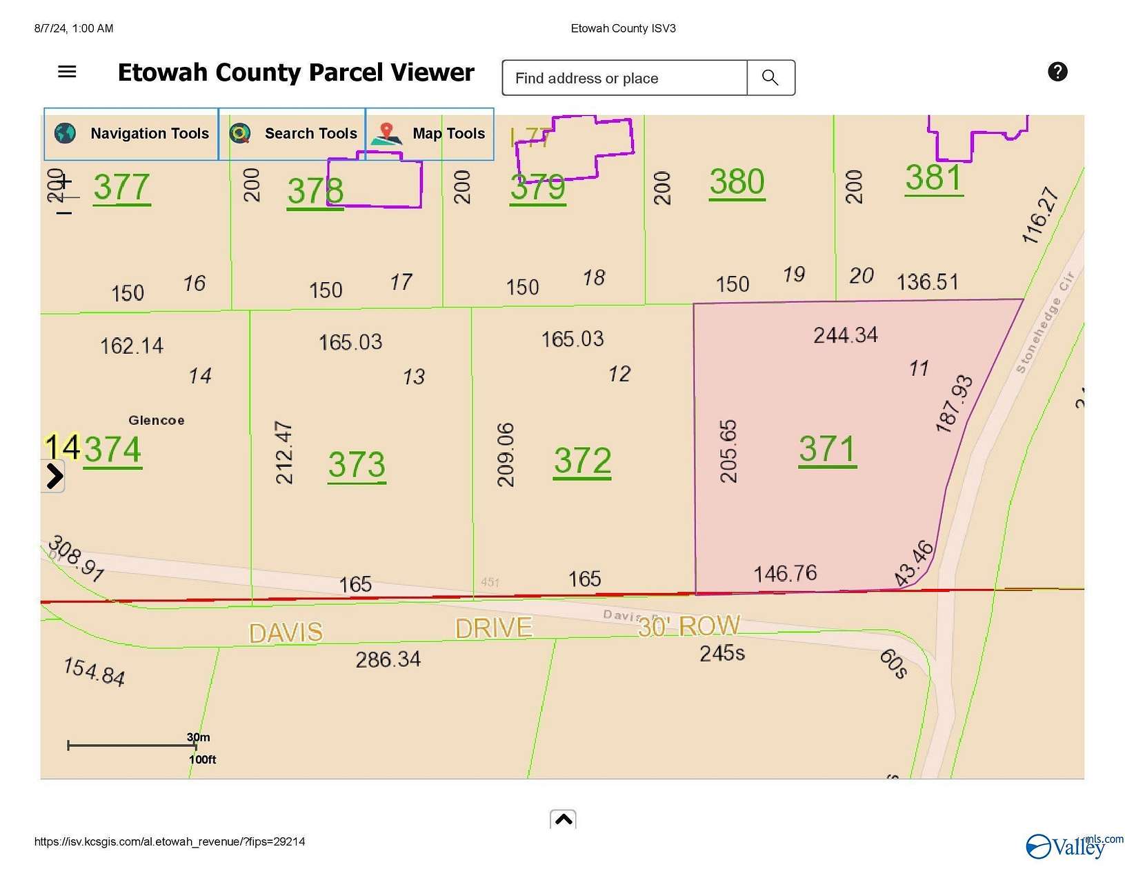 1.044 Acres of Residential Land for Sale in Glencoe, Alabama