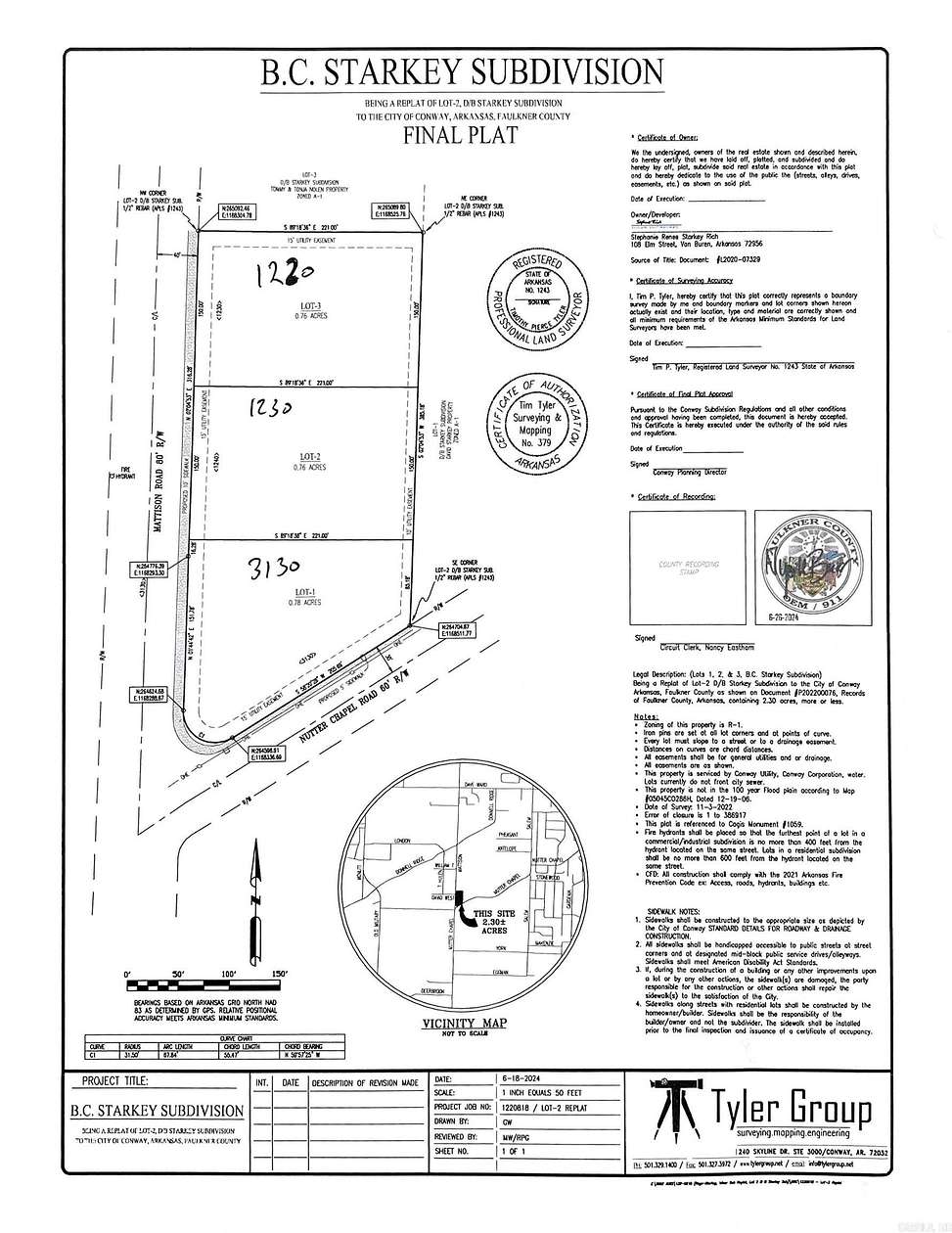 0.76 Acres of Residential Land for Sale in Conway, Arkansas