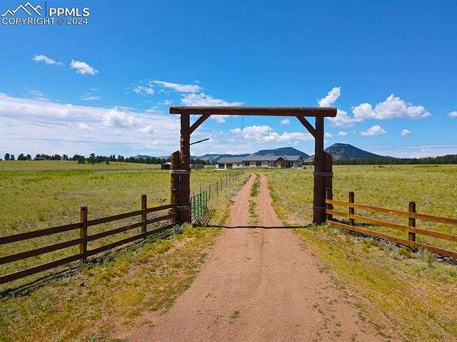 20.04 Acres of Recreational Land with Home for Sale in Guffey, Colorado