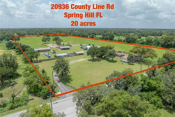 20 Acres of Commercial Land for Sale in Spring Hill, Florida