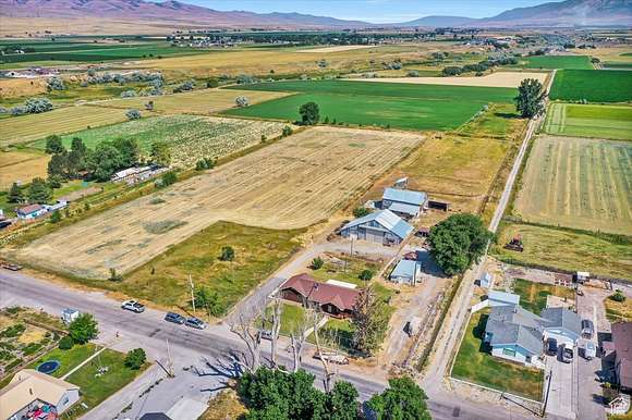 20.9 Acres of Agricultural Land with Home for Sale in Garland, Utah