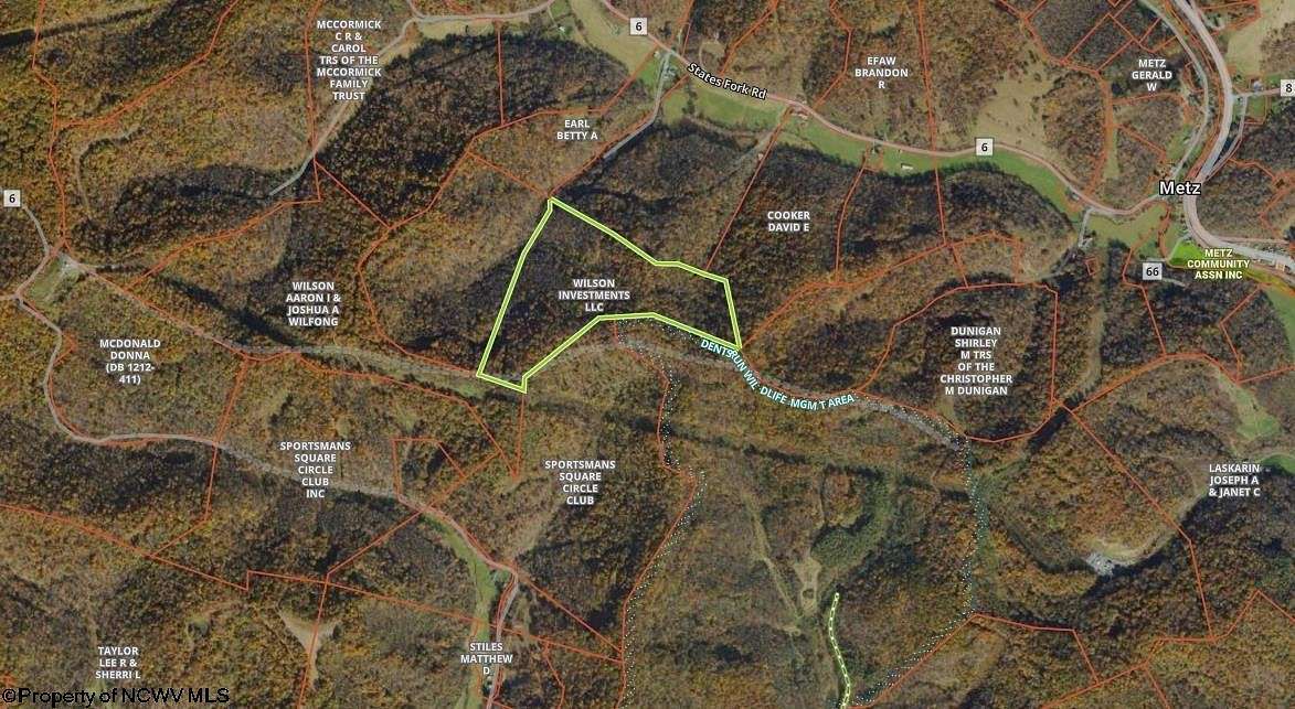 52.85 Acres of Recreational Land & Farm for Sale in Metz, West Virginia