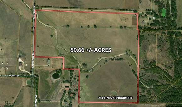 59.66 Acres of Agricultural Land for Sale in Sanger, Texas