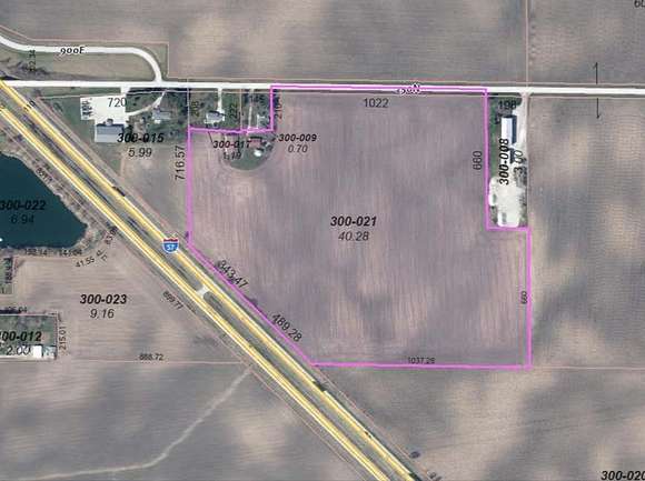 40.28 Acres of Agricultural Land for Sale in Pesotum, Illinois