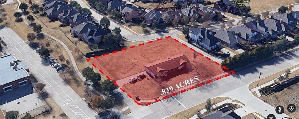 0.839 Acres of Residential Land for Sale in Frisco, Texas