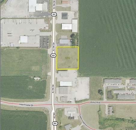 2.22 Acres of Commercial Land for Sale in Rochelle, Illinois