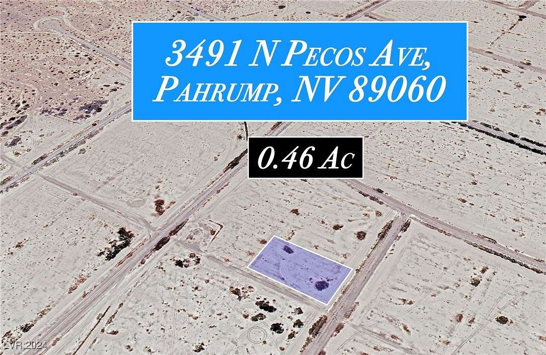 0.459 Acres of Residential Land for Sale in Pahrump, Nevada