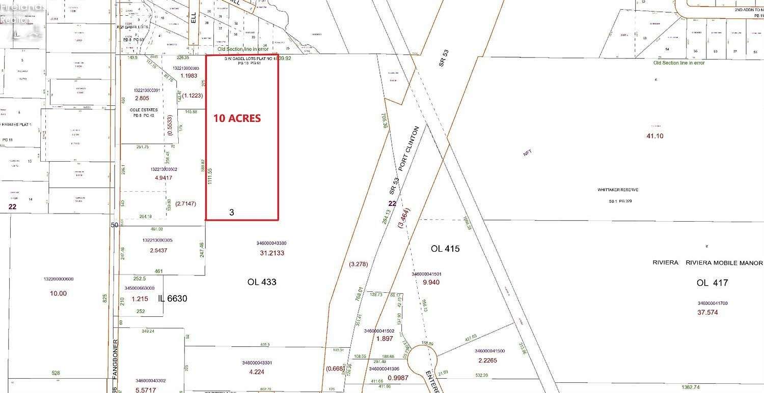 10 Acres of Commercial Land for Sale in Fremont, Ohio