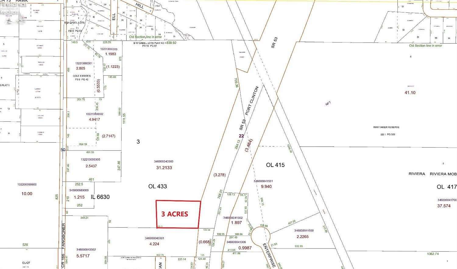 3 Acres of Commercial Land for Sale in Fremont, Ohio