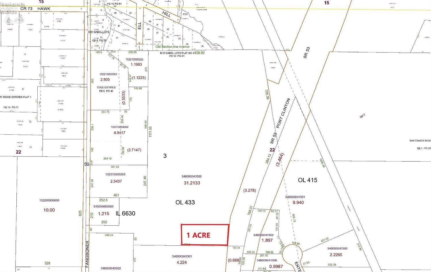 1 Acre of Commercial Land for Sale in Fremont, Ohio