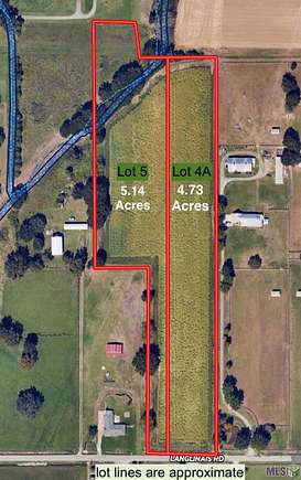 5.14 Acres of Residential Land for Sale in Youngsville, Louisiana