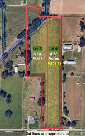 5.14 Acres of Residential Land for Sale in Youngsville, Louisiana