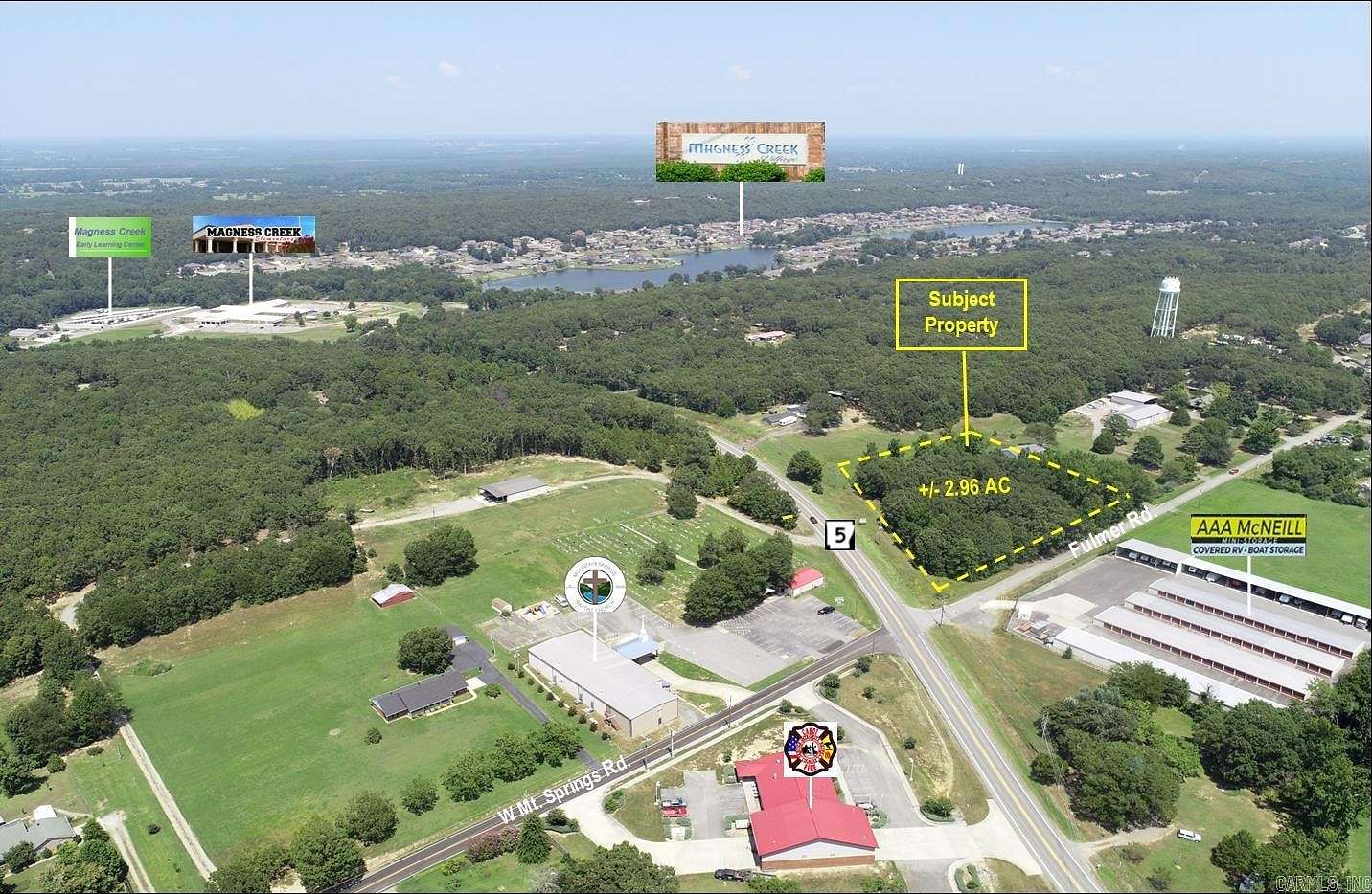 2.96 Acres of Commercial Land for Sale in Cabot, Arkansas