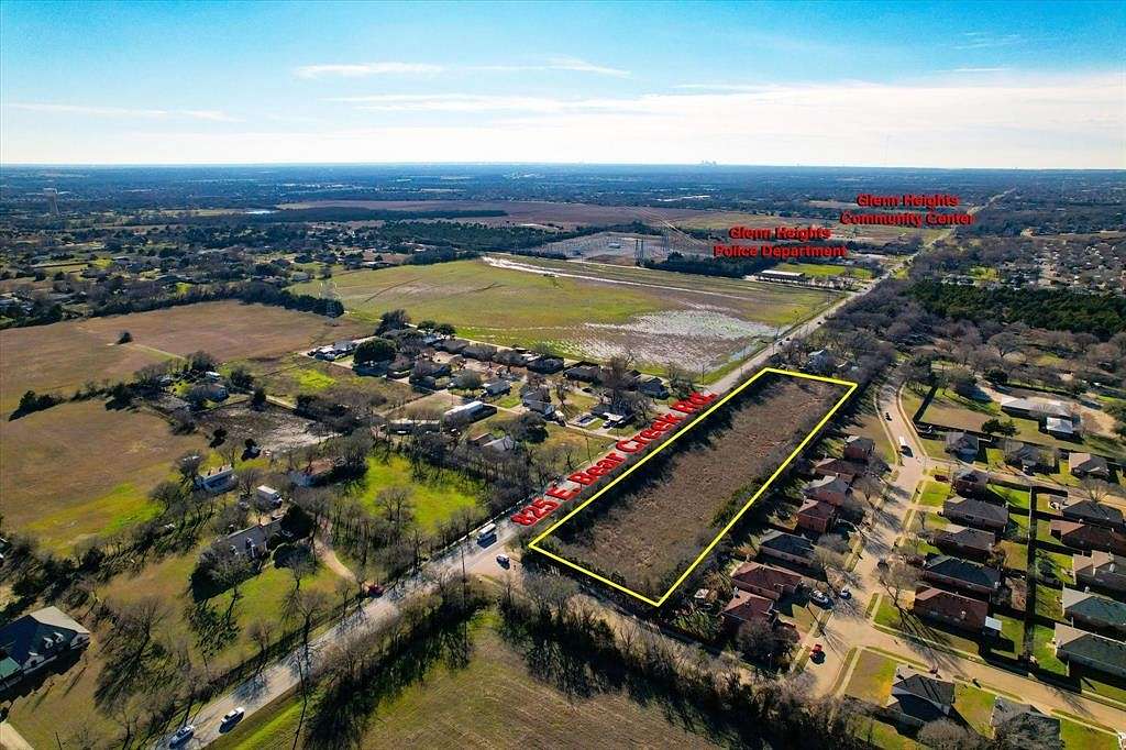 3.173 Acres of Commercial Land for Sale in Glenn Heights, Texas