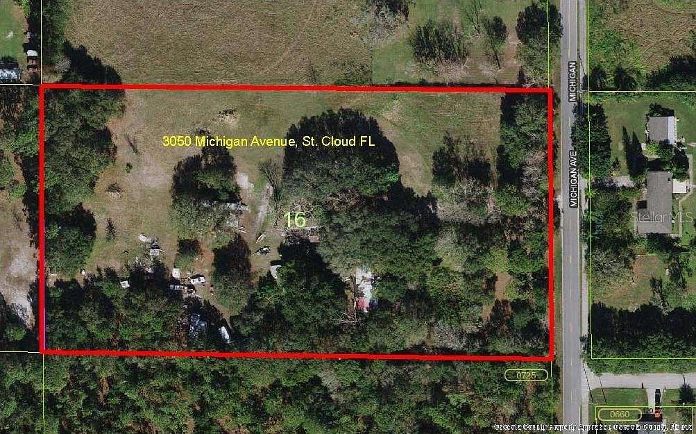 4.89 Acres of Land for Sale in St. Cloud, Florida