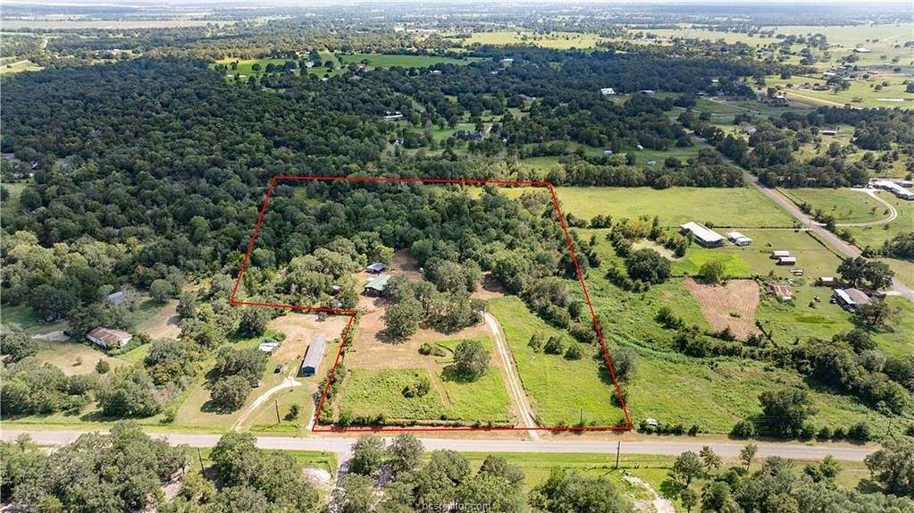 10 Acres of Land with Home for Sale in Iola, Texas