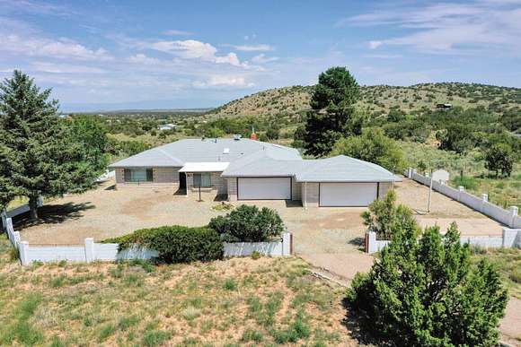 14.69 Acres of Land with Home for Sale in Golden, New Mexico