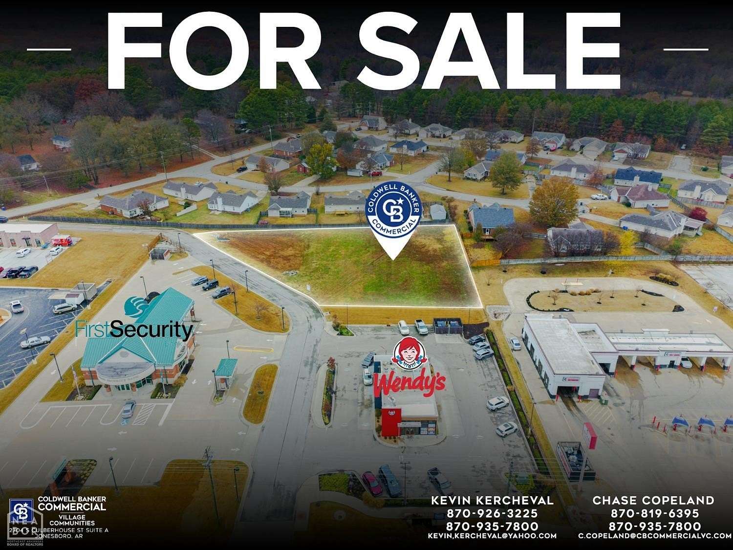 1.13 Acres of Commercial Land for Sale in Jonesboro, Arkansas