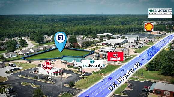 1.13 Acres of Commercial Land for Sale in Jonesboro, Arkansas