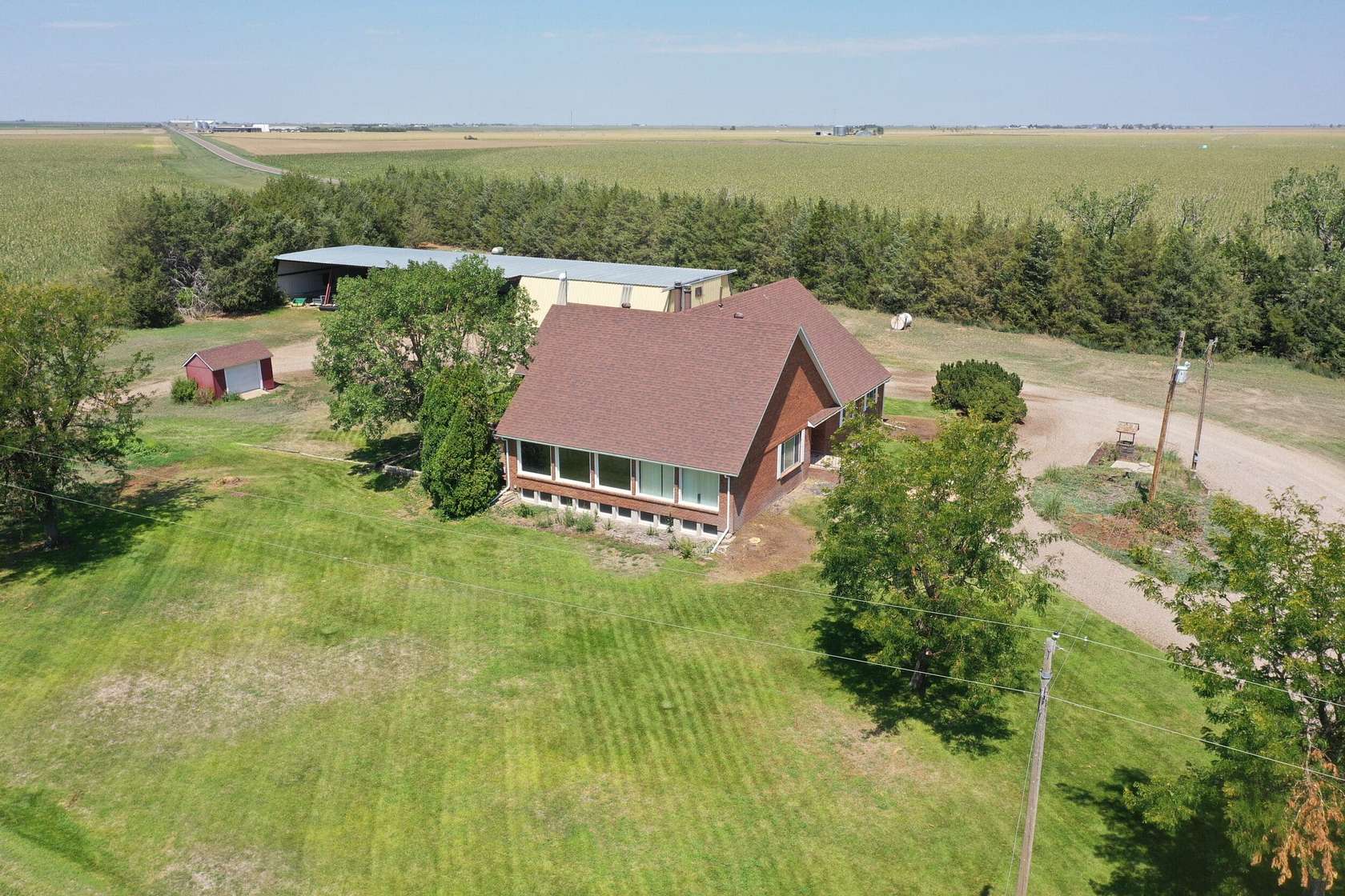 6.56 Acres of Land with Home for Sale in Imperial, Nebraska