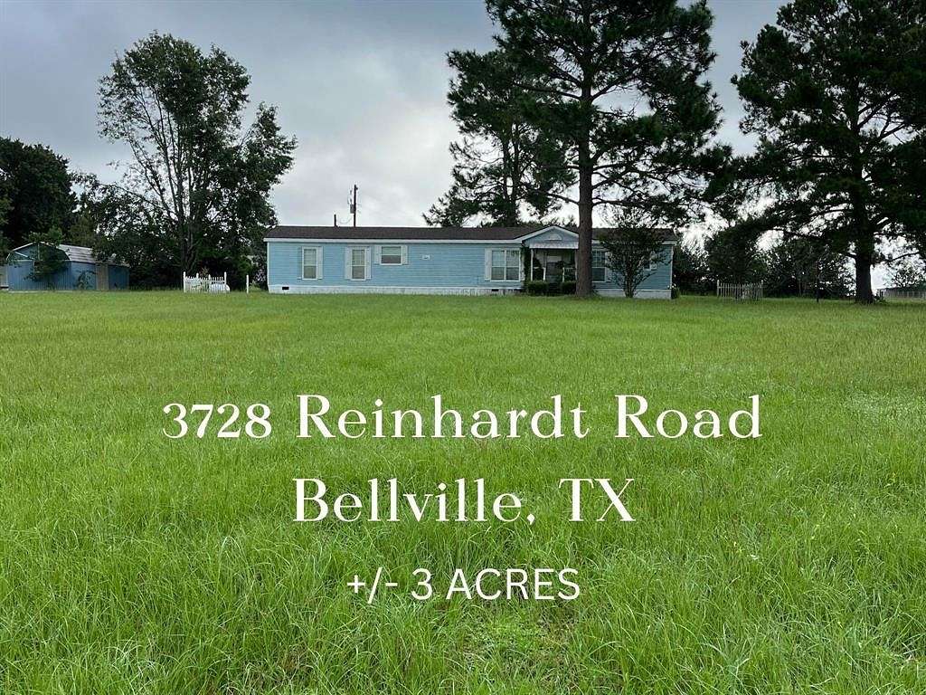 3.159 Acres of Land with Home for Sale in Bellville, Texas