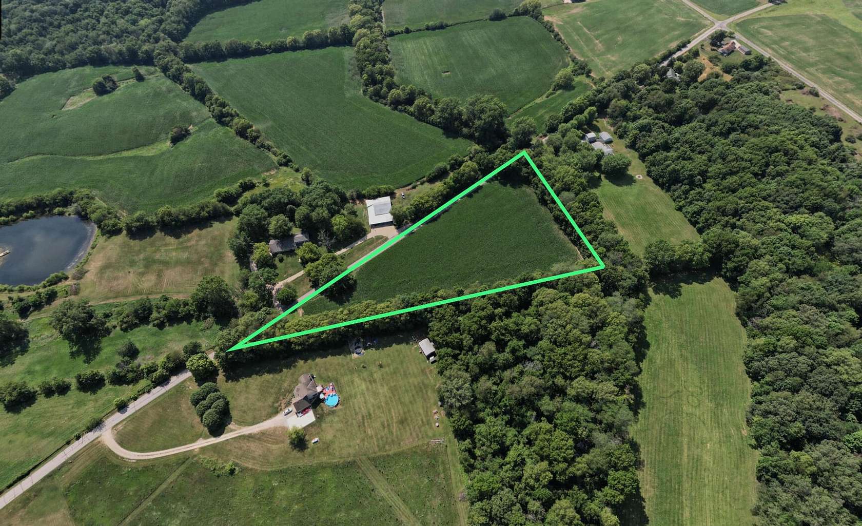 4.5 Acres of Agricultural Land for Sale in Muncie, Indiana