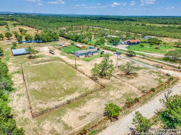 11.8 Acres of Land with Home for Sale in Von Ormy, Texas