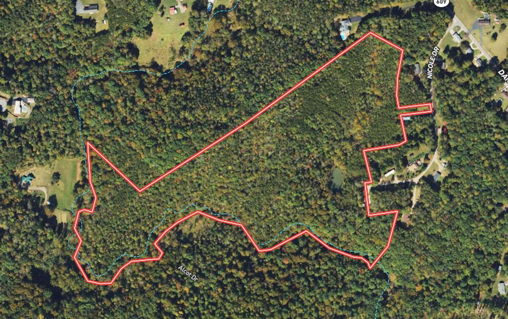 35.1 Acres of Recreational Land for Sale in Martinsville, Virginia