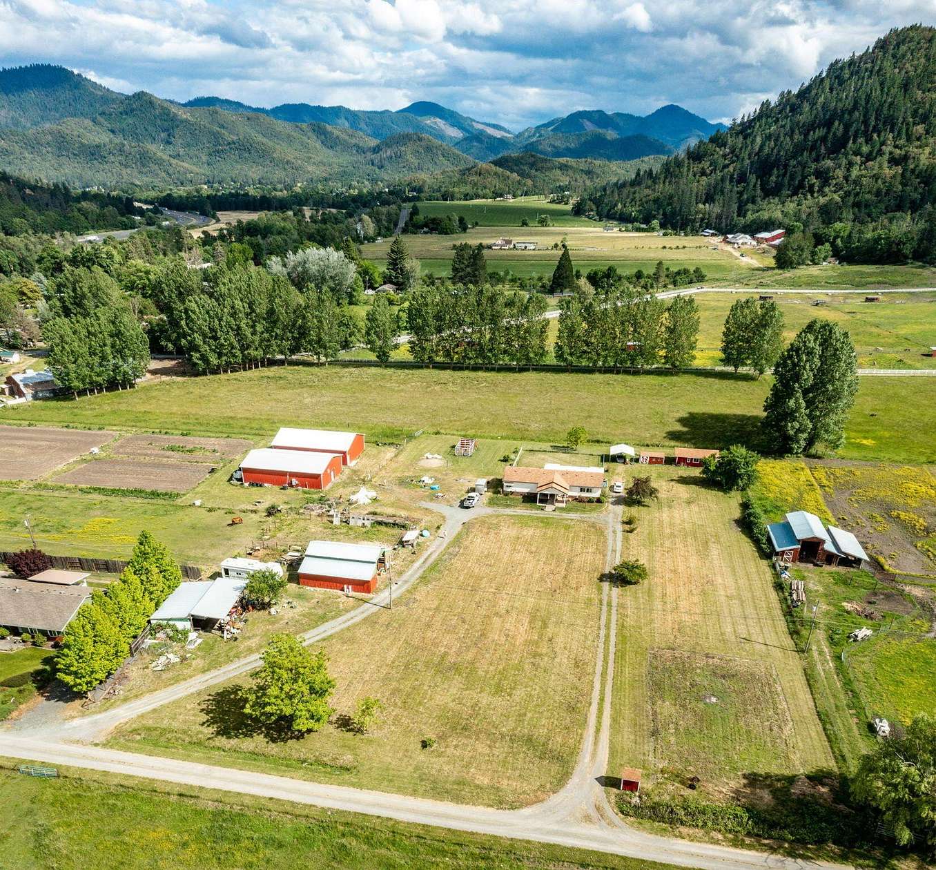 5.44 Acres of Land with Home for Sale in Gold Hill, Oregon