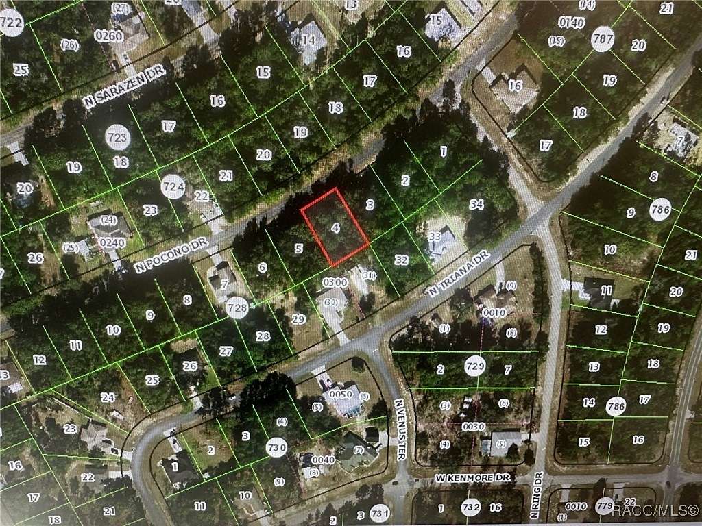 0.23 Acres of Land for Sale in Citrus Springs, Florida