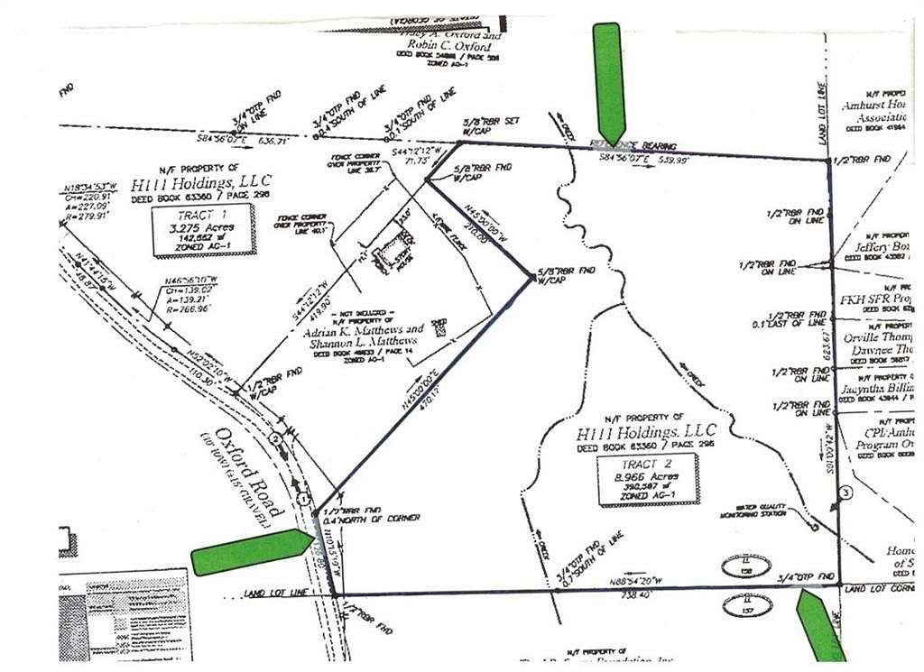 8.96 Acres of Residential Land for Sale in South Fulton, Georgia