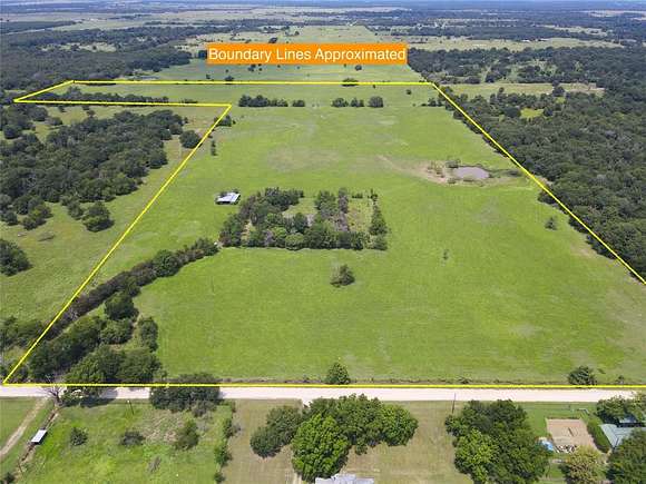 66.15 Acres of Land with Home for Sale in Kerens, Texas