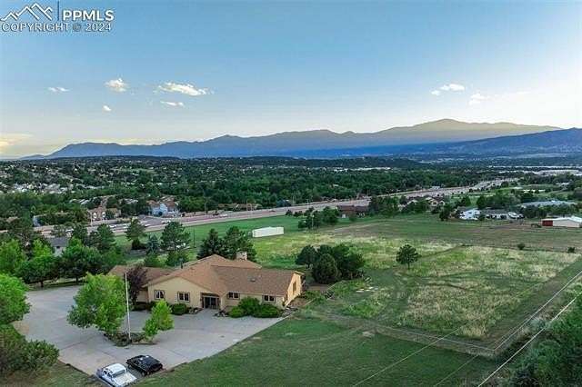 2.63 Acres of Residential Land with Home for Sale in Colorado Springs, Colorado