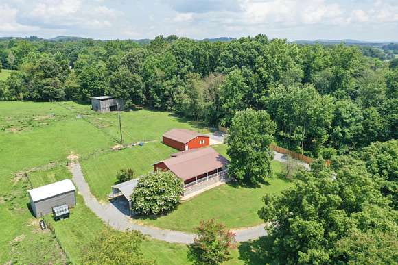 10.5 Acres of Land with Home for Sale in Bulls Gap, Tennessee