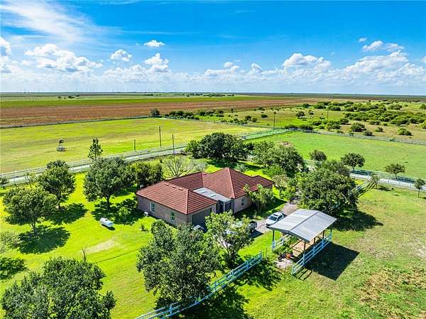 48.5 Acres of Agricultural Land with Home for Sale in Sinton, Texas
