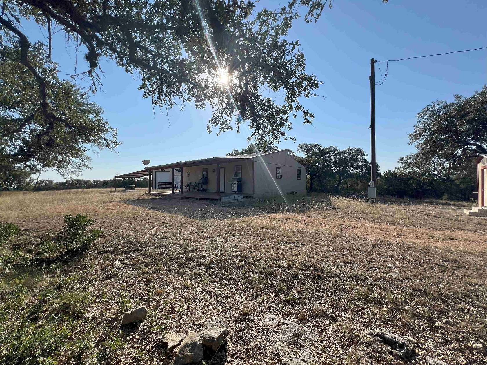 101.61 Acres of Agricultural Land with Home for Sale in Barksdale, Texas