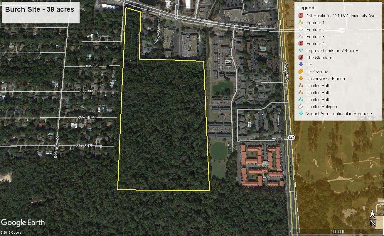 40 Acres of Commercial Land for Sale in Gainesville, Florida