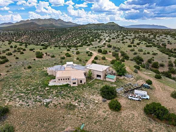 53.32 Acres of Recreational Land with Home for Sale in Cerrillos, New Mexico