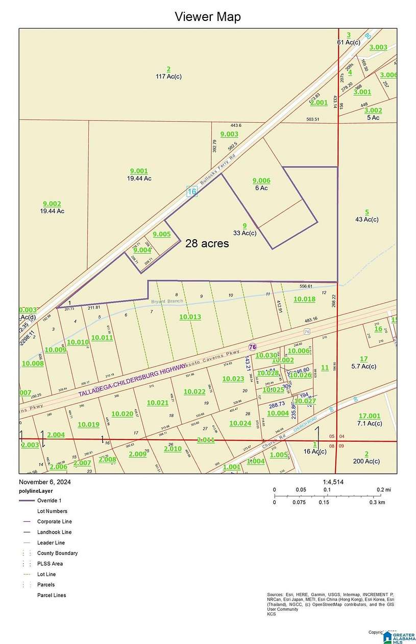 28 Acres of Agricultural Land for Sale in Talladega, Alabama