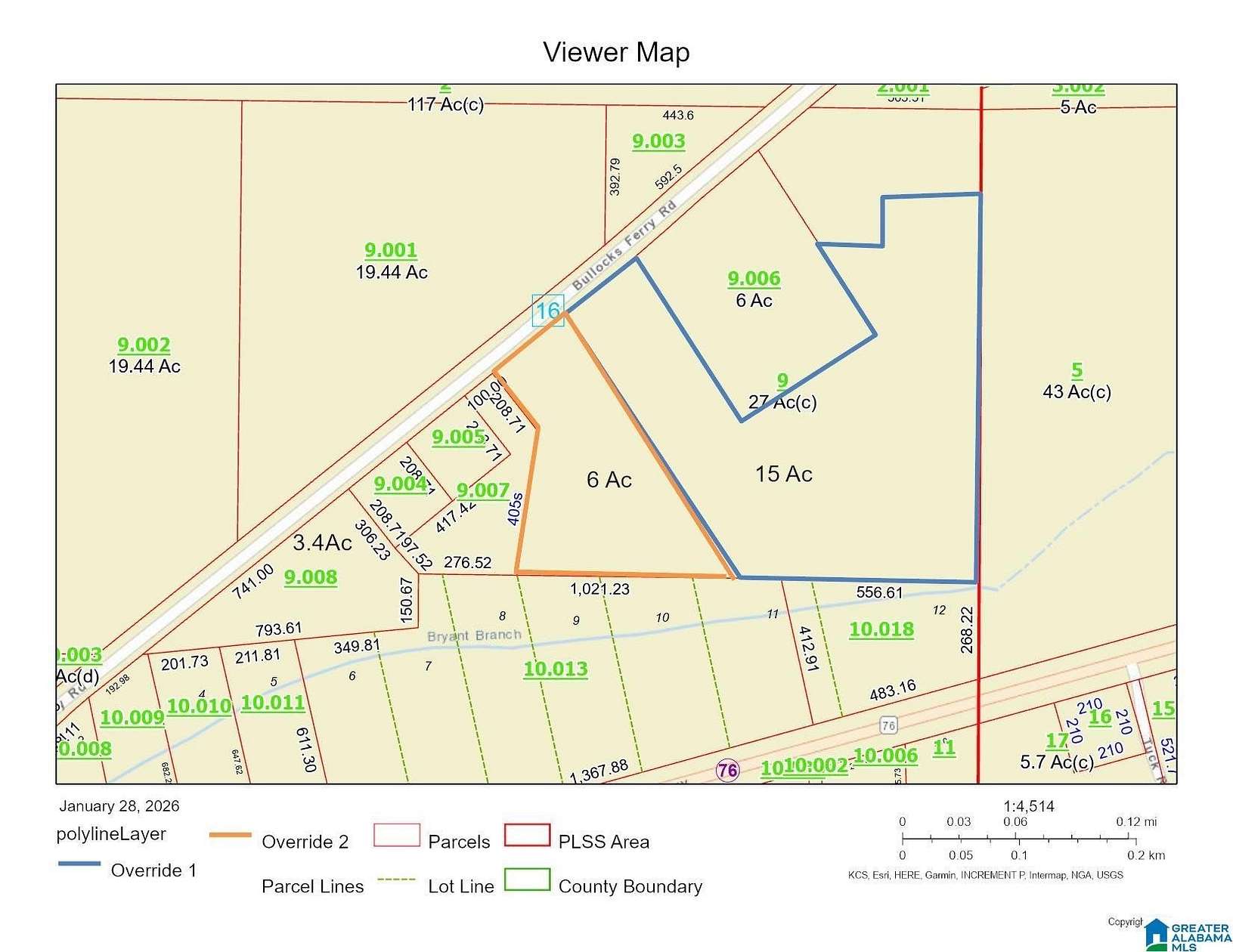 21 Acres of Agricultural Land for Sale in Talladega, Alabama