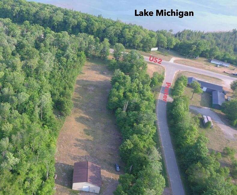 4 Acres of Improved Mixed-Use Land for Sale in Epoufette, Michigan