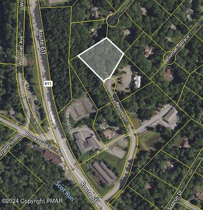 1.08 Acres of Commercial Land for Sale in Scotrun, Pennsylvania